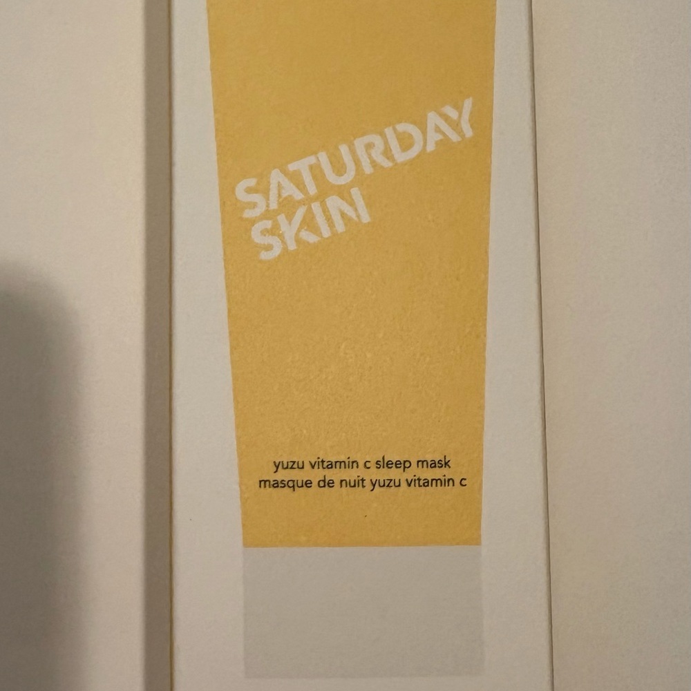 Saturday Skin Yuzu Vitamin C Sleep Mask